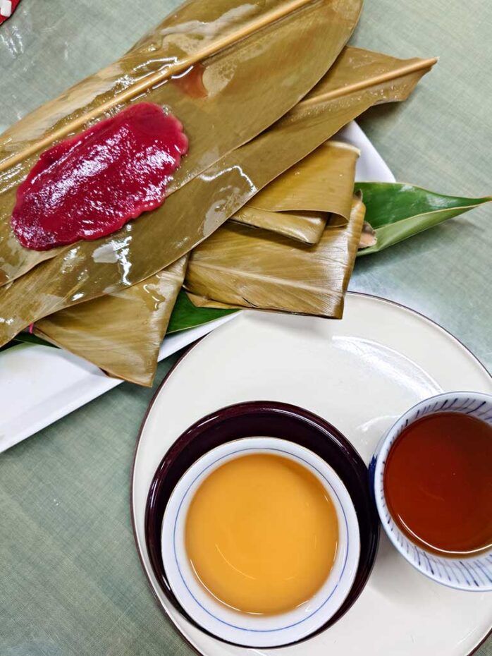 ビーツで作った沖縄のムーチー