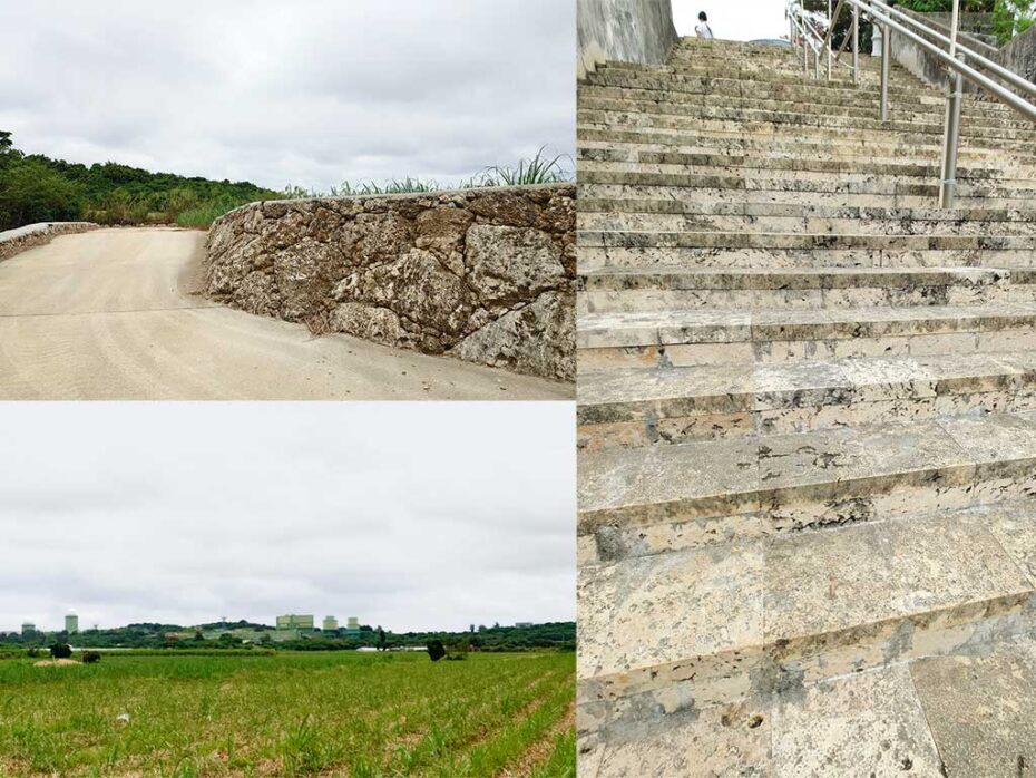 琉球石灰岩とファームボンド